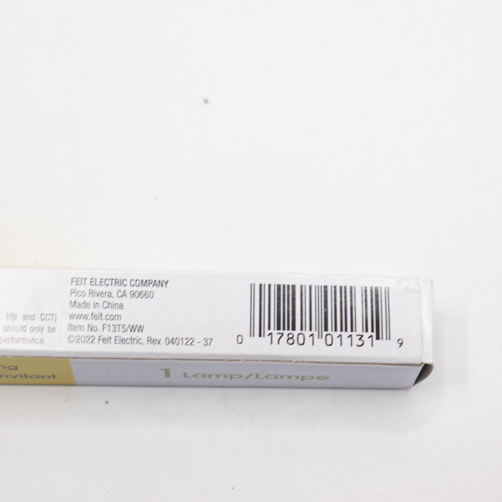 thumbnail image 2 of FEIT Electric F6T5/CW/RP 6-Watt T5 Fluorescent Bulb – 9 Inch, Cool White, 1-Pack 2 of 3