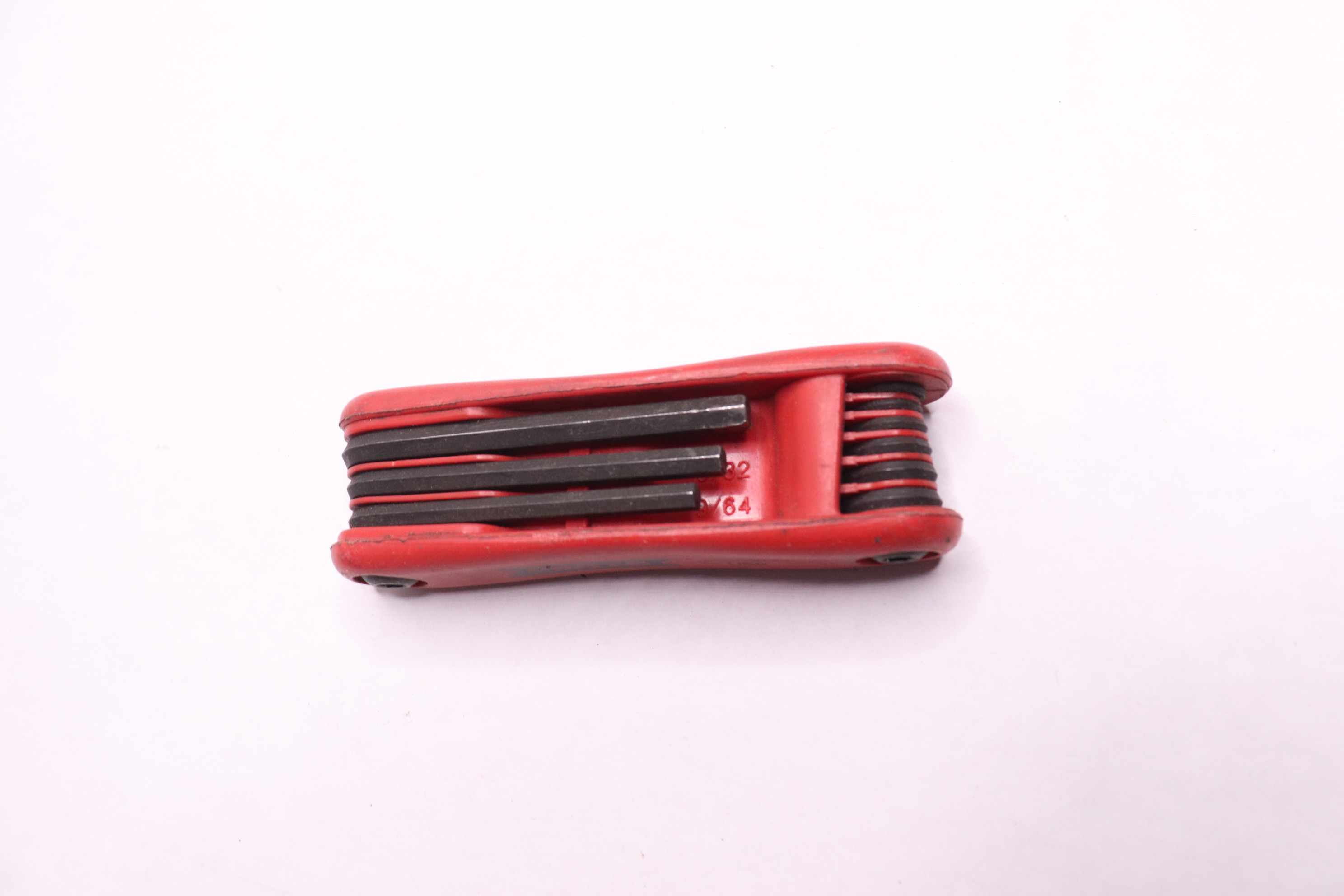 Proto 9-piece Folding Hex Key Set Red 0.050