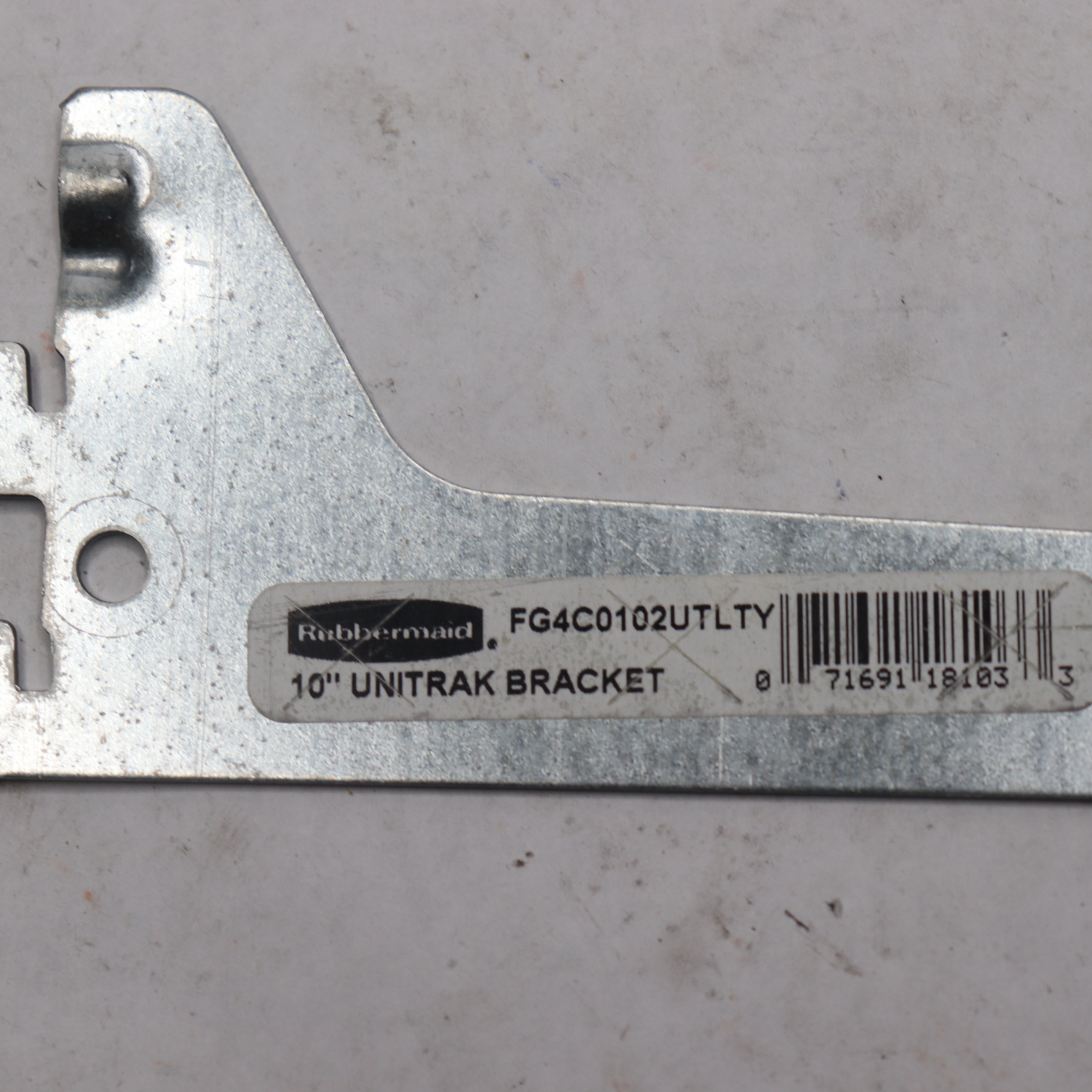 Rubbermaid UniTrak Utility Bracket 10